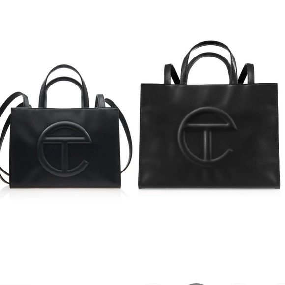 Telfar Black shmedium Tote Bag - Picture 3 of 5